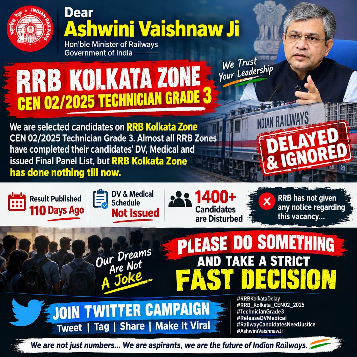 Fuleshwar022000's tweet photo. @EasternRailway #RRB_Kolkata_Release_Full_DV_Schedule_CEN02_2025 https://t.co/5DznRbCLF3