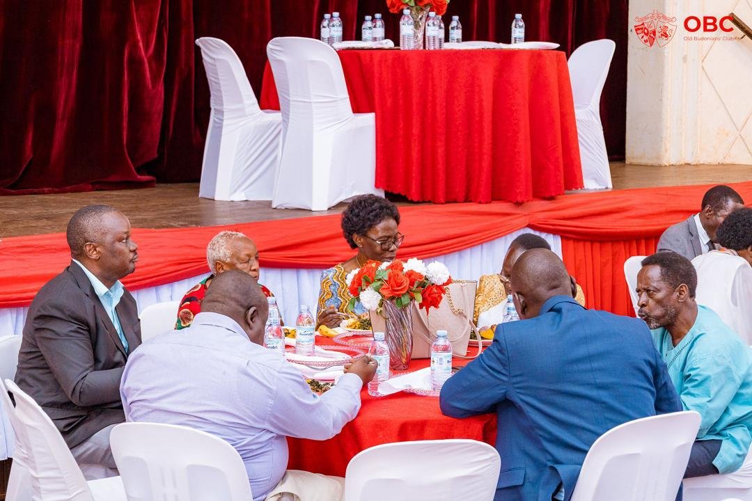 budonian's tweet photo. A farewell luncheon with our former teachers crowned the #Homecoming2026 in the Main Hall. https://t.co/u7NWcWsxuz