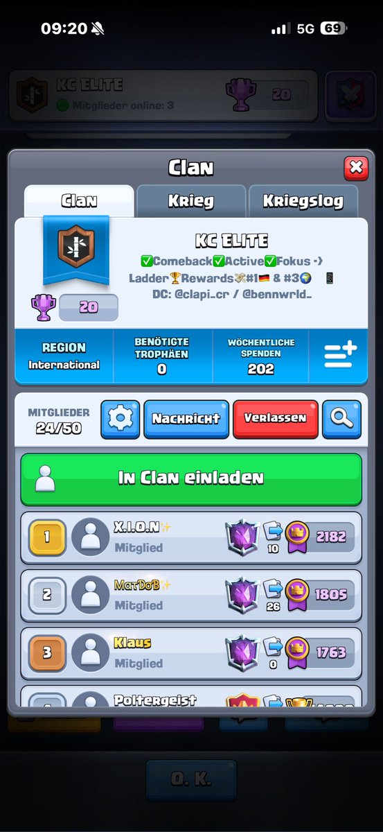 HuskyCRL's tweet photo. KC ELITE! Rewards Clan 
1. 50€ 2. 30€ 3. 20€ 4-5 Pass
Dm for interest! https://t.co/biXyariCq8