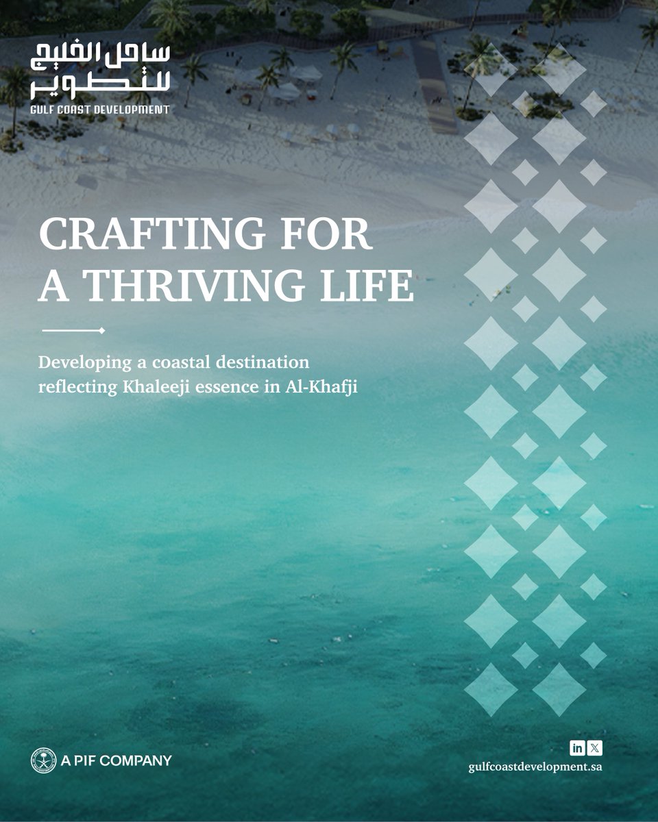 gulfcoastsaudi's tweet photo. A coastline where we create a future full of life and prosperity.

#GulfCoastDevelopment
#aPIFCompany https://t.co/rqupyKI22S