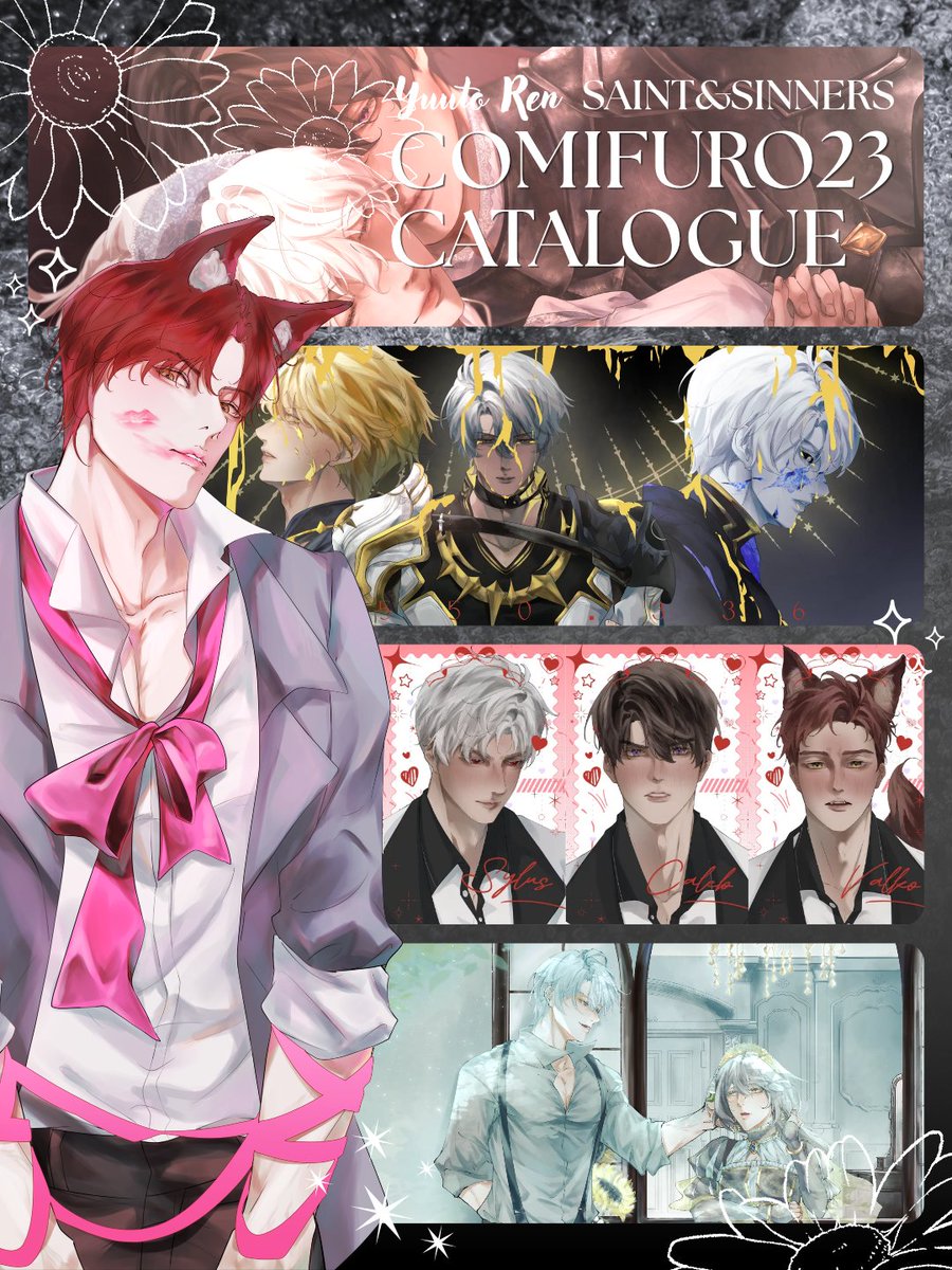 KkunYuuto's tweet photo. Saint&amp;Sinners #CF23 BATCH 1 Pre-Order is now open(⁠っ⁠˘⁠з⁠(⁠˘⁠⌣⁠˘⁠ ⁠)

🗓️ 15-25 September 2026
💌 Mail &amp; pick up OTS
🔗 https://t.co/ywLt5aRViU…

🌷 Like, share, and repost are appreciated 🌷

#Comifuro23 #Comifuro23catalogue #CF23catalogue #CatalogueCF23 https://t.co/TFF5cY5L47