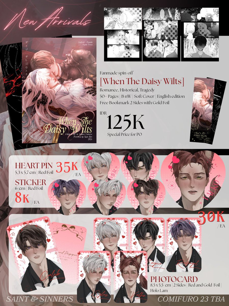 KkunYuuto's tweet photo. Saint&amp;Sinners #CF23 BATCH 1 Pre-Order is now open(⁠っ⁠˘⁠з⁠(⁠˘⁠⌣⁠˘⁠ ⁠)

🗓️ 15-25 September 2026
💌 Mail &amp; pick up OTS
🔗 https://t.co/ywLt5aRViU…

🌷 Like, share, and repost are appreciated 🌷

#Comifuro23 #Comifuro23catalogue #CF23catalogue #CatalogueCF23 https://t.co/TFF5cY5L47