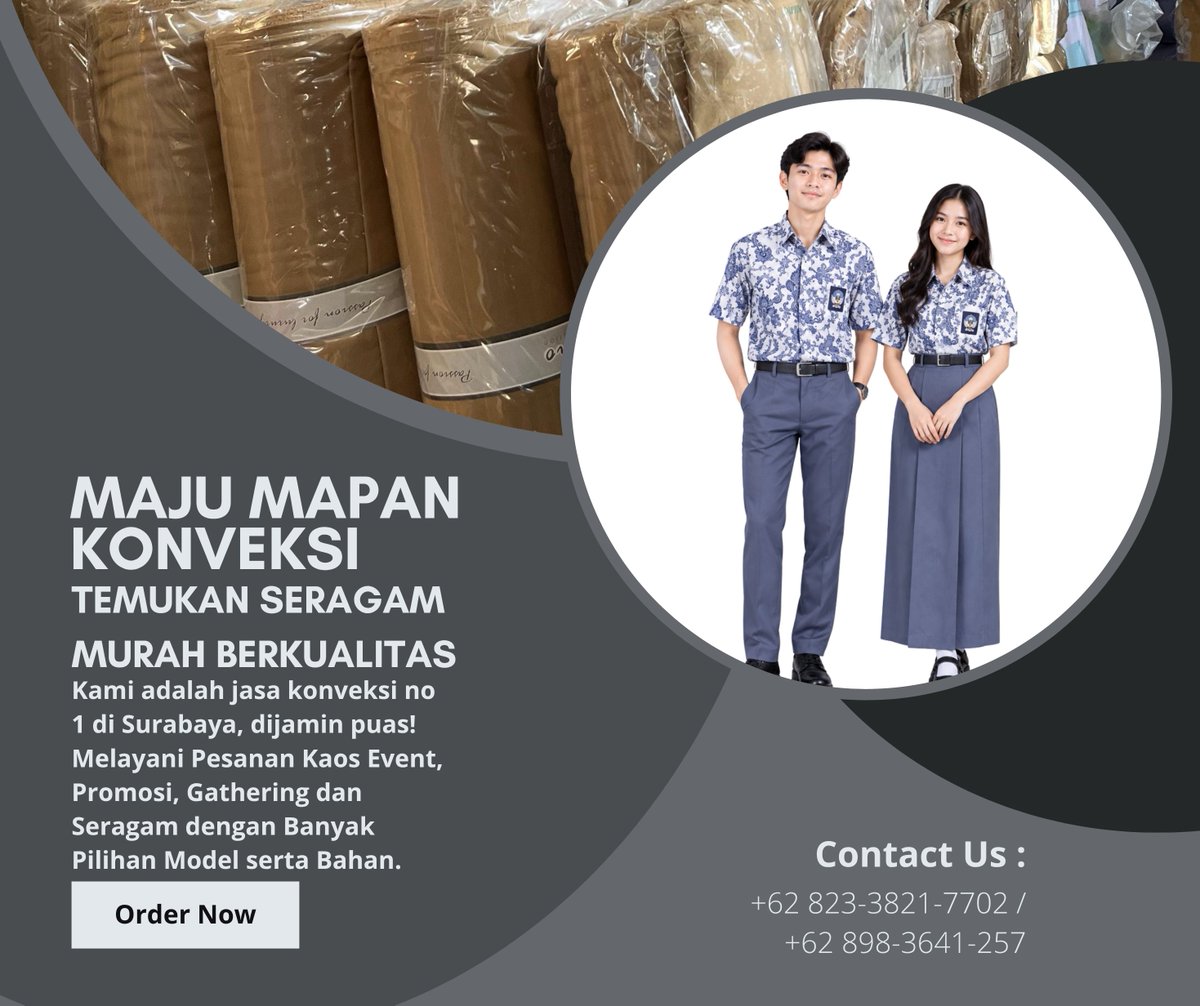 01Fanzah's tweet photo. Harga Spesial Konveksi Custom Seragam Sekolah di Kabupaten Teluk Wondama HP/WA 0823-3821-7702
konveksi maxi dress, konveksi bodycon dress, konveksi a-line dress, konveksi slip dress, konveksi shirt dress
#maxidress #bodycondress #alinedress #slipdress #shirtdress https://t.co/hVWGiQubjW