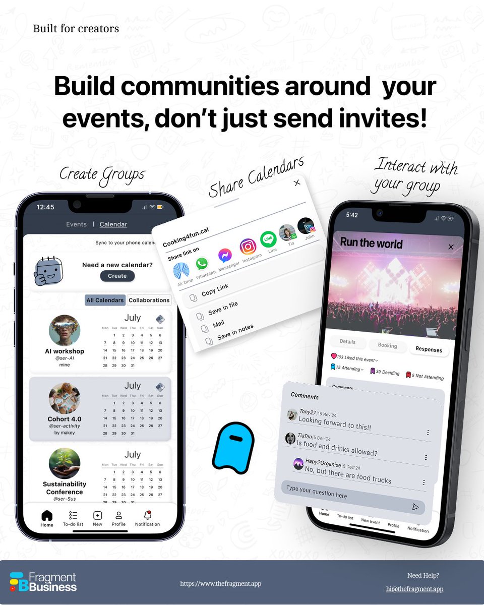 thefragmentapp's tweet photo. The only tool required to run multiple group events — Fragment Business

#TeamSync #TeamCommunication #ScheduleManagement #CoachingTools #RealTimeUpdates #FragmentBusiness #TeamManagement #NoMoreMissedUpdates https://t.co/gCz3fjFXaD