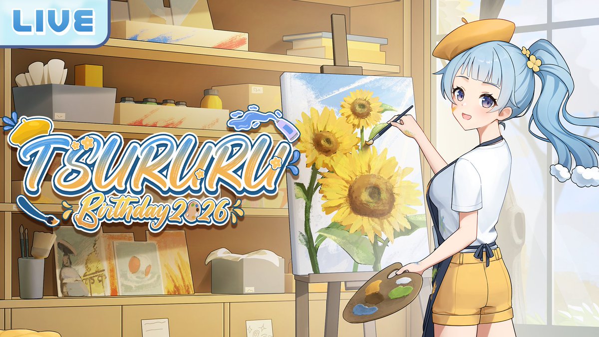 TsururuWorldEnd's tweet photo. 【Tsururu's Birthday】ยินดีต้อนรับสู่ Art Gallery ของซึรุ
20.00 (GMT+7)
มาโลดแล่นในดินแดนแห่งศิลป์ไปด้วยกันนะคะ
https://t.co/IeXSU49RPf
.
#TsururuLand #TsururuBirthday2026 https://t.co/4HTxEVM9uQ