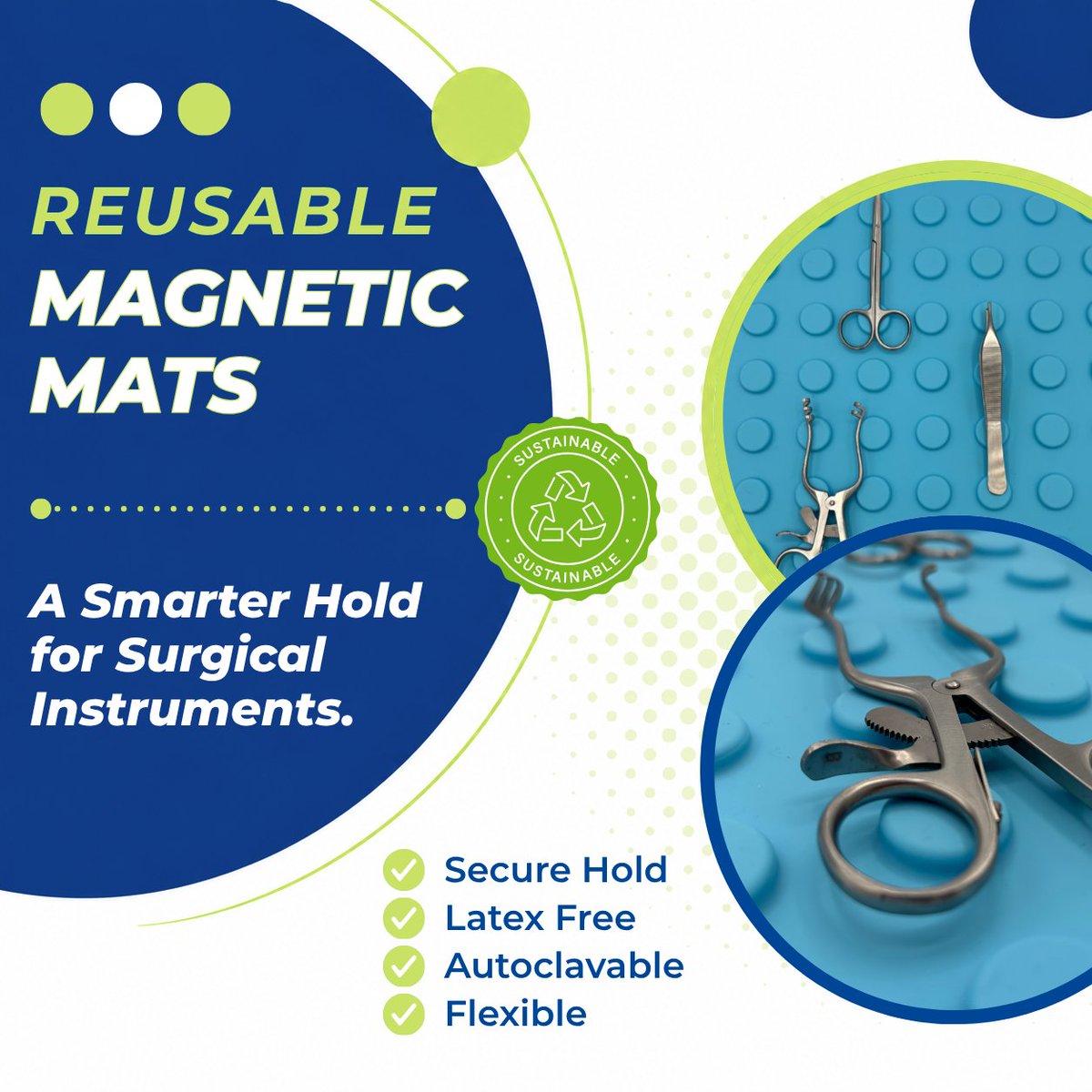JuddMedical's tweet photo. Our Reusable Magnetic Mats provide a simple, reliable way to help keep surgical instruments in place during procedures while supporting a safer and more organised working environment.
📞 01527 559010
#magneticmats #surgicalinstruments #reusable #theatreaccessories #healthcare https://t.co/VowoWAdfno