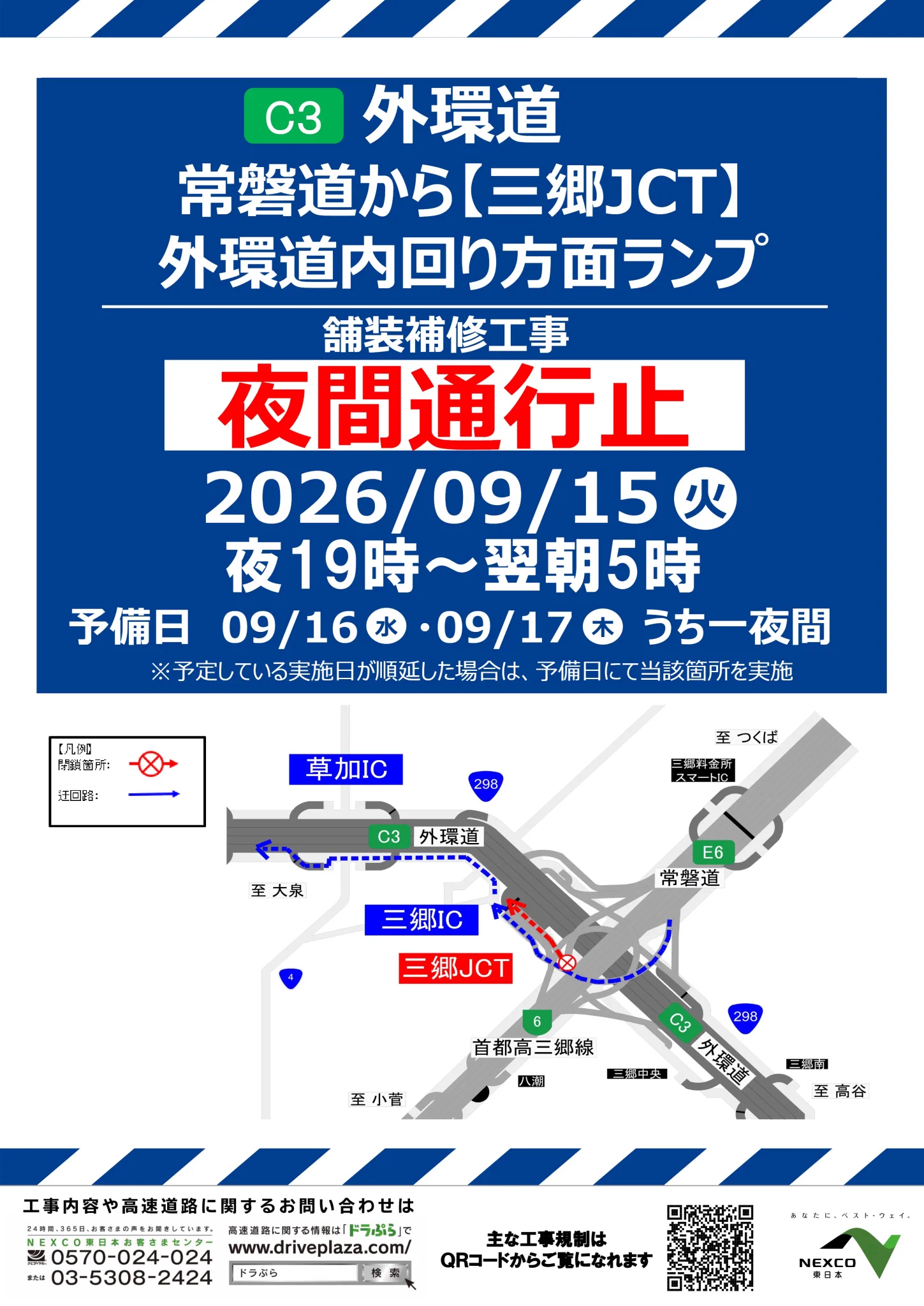 cocota＠即日発送＆出品不定期ページ NEXCO東日本（関東工事規制） on X: 