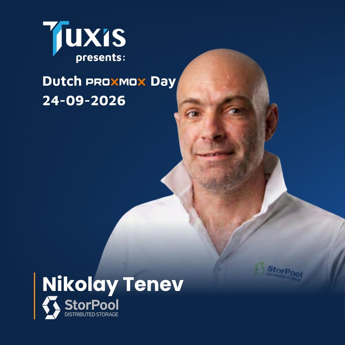 storpool's tweet photo. Dutch Proxmox Day is less than 2 weeks away. 🗓️

If you're working with Proxmox VE — or evaluating it — this is the event to be at. We'll be there on September 24 in Ede, and Nikolay Tenev from our team will explain how to use Proxmox VE together with StorPool Storage to deploy hyper converged infrastructure environments in which 85%+ of host resources are available for virtual machines.

📍 Main congres hall - 24/09/2026, 🕚 11:00 - 12:00 (Europe/Amsterdam)

Registration is free.

👉 https://t.co/NgqrxEK2OE

#ProxmoxDay #ProxmoxVE #StorPool #HCI #CloudInfrastructure #KVM