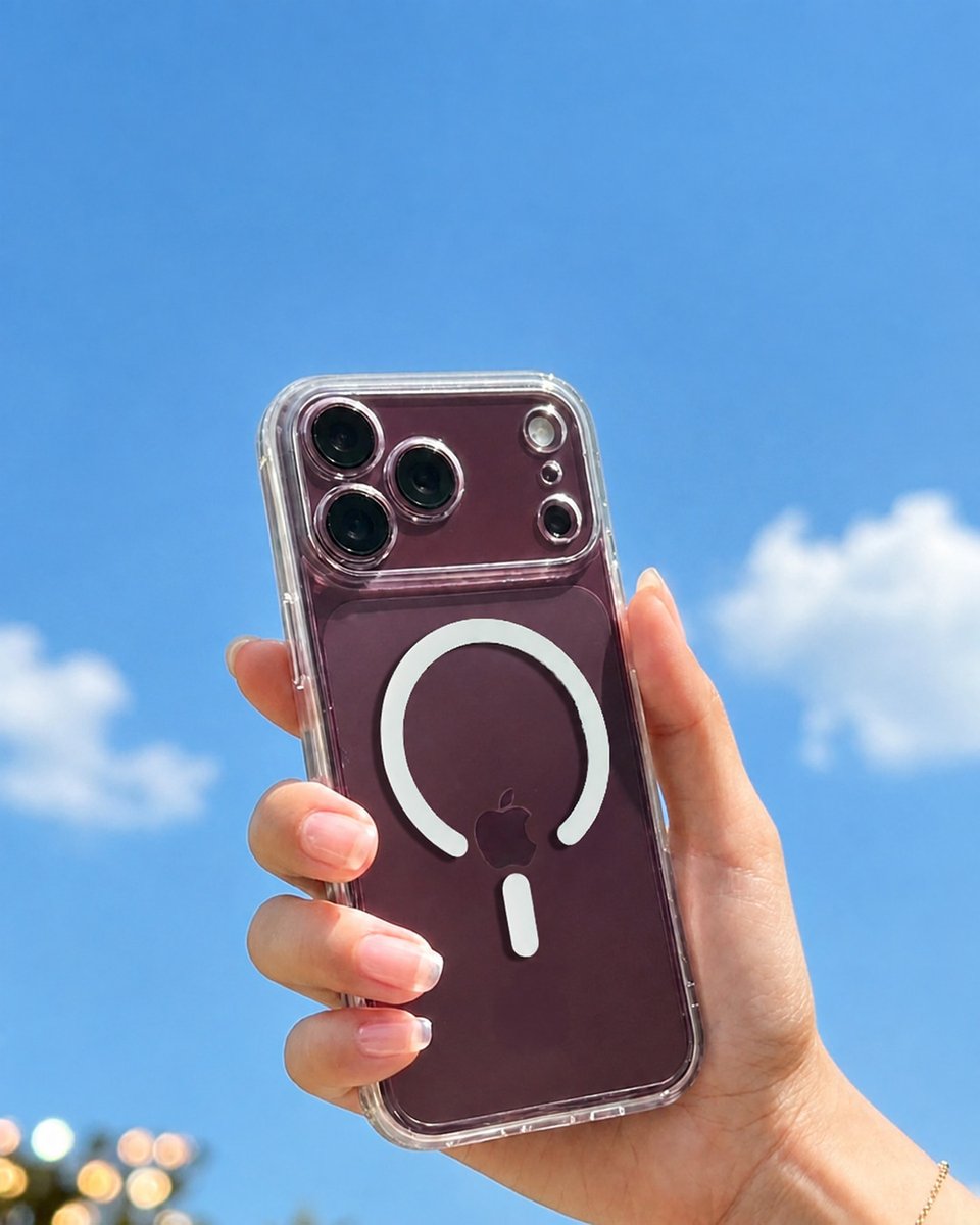 ringkeindia's tweet photo. 🚀 Clear look. Rugged protection. Magnetic convenience.

The Fusion X Magnetic Clear Case keeps your iPhone 18 Pro protected without hiding its design.

#iphone18pro #fusionx #iphone18series #ringkeindia https://t.co/pfSsbAQLu1