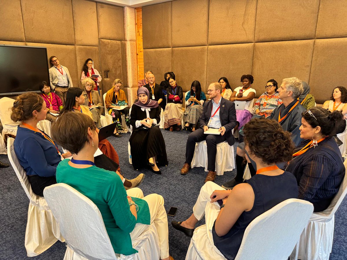 FoodSystems's tweet photo. ๐ฑ At the #ConsciousFoodSystems Summit in Bhutan, National Food Systems Convenors, policymakers and #FoodSystems actors explored the leadership needed for stronger #PolicyCoherence.
๐ค The discussion highlighted listening, trust, courage and long-term vision, alongside the role of National Convenors in bringing sectors together, navigating trade-offs and sustaining collaboration. #2026SummitBhutan @SFoodSystems