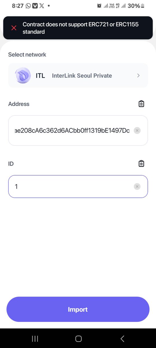 Seniorman157940's tweet photo. @sleektru @inter_link Sir, I want to collect NFT but it shows me this I don't know what happen https://t.co/lU4VrRpQFl