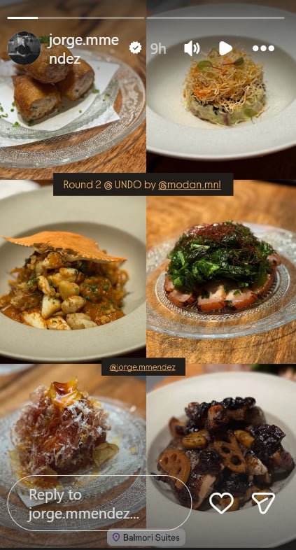 Chercap_'s tweet photo. Chef Jorge's IG story🤭 https://t.co/JgZqHDVPFZ