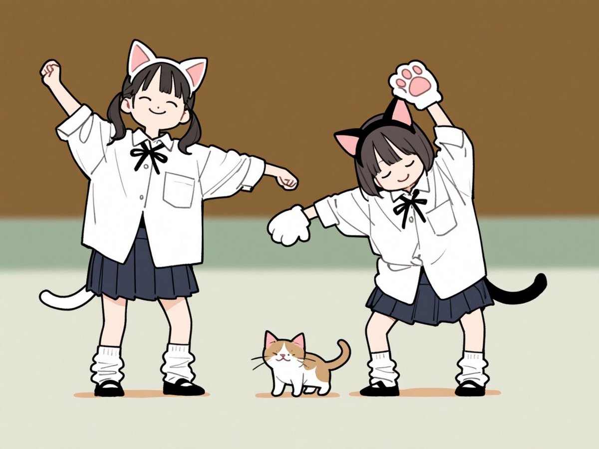 AI_prayer's tweet photo. 放課後ネコ部

犬と遊びたい
猫に遊ばれたい

PixAI
#AIイラスト https://t.co/VG3ZxabpdW