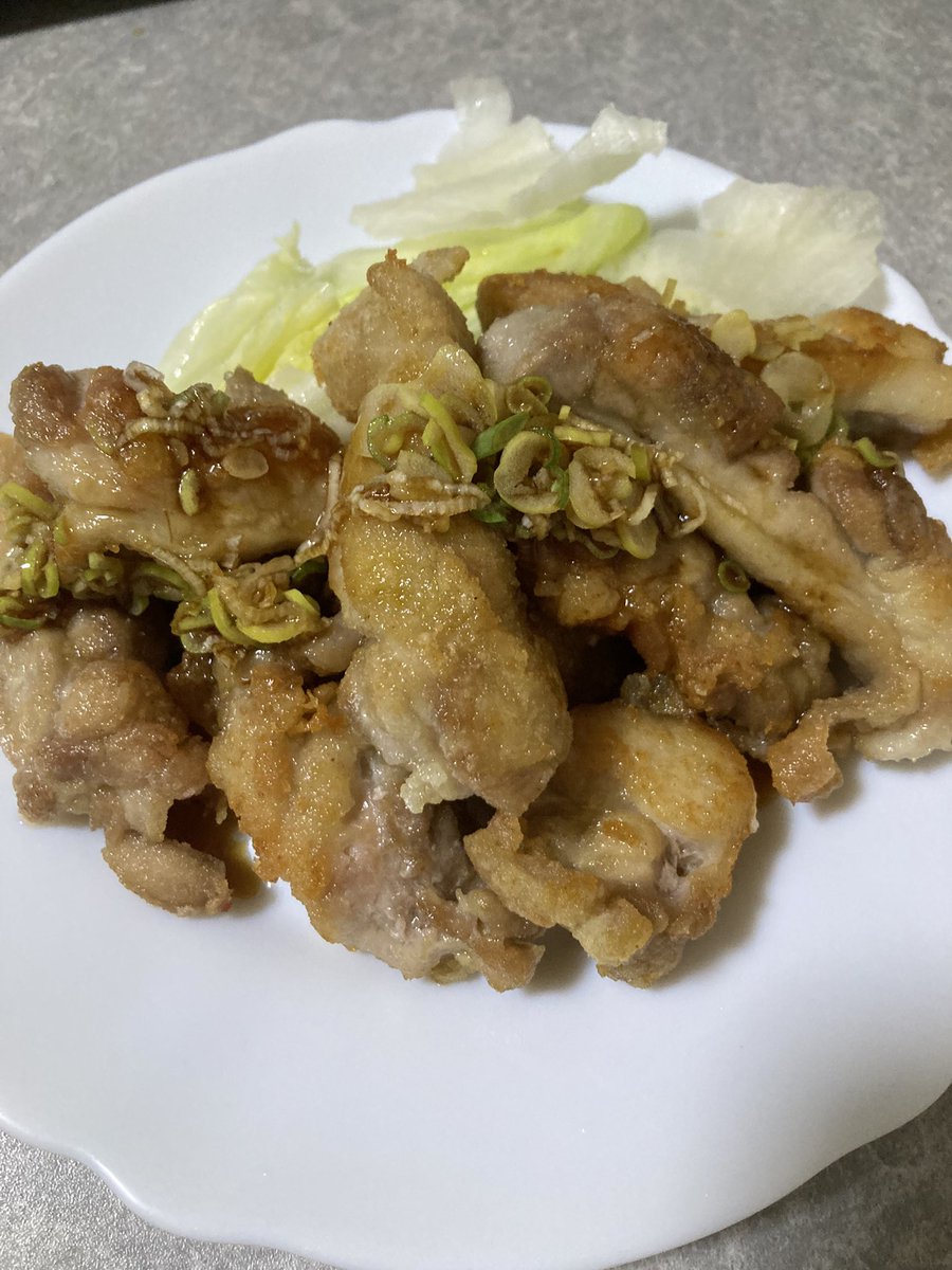 iemamei's tweet photo. 油淋鶏作ってみた https://t.co/ZOmRj6akH7
