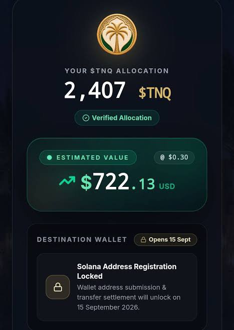 SaleemCryptoo's tweet photo. 🚨 TANSIQ UPDATE TOKEN LAUNCH COMING SOON! 🚨

🌍 TANSIQ is preparing for its next major milestone!

Here’s the latest information shared by the project:

🔹 Presale Stage: TANSIQ is currently in the presale phase.

🔹 Launch Preparation: Once the presale concludes and token transfers are closed, the team plans to move forward with the official token launch.

🔹 Exchange Listings: Partner exchanges are expected to reveal their official $TNQ listing announcements shortly before the launch.

💰 Expected Launch Price: $0.30 per $TNQ based on the project’s announcement.

⏳ The countdown continues!
Stay connected and follow @Tansiq_Official for verified updates and official announcements.

⚠️ IMPORTANT: Presales and new token launches involve significant risks. Always DYOR, verify information through official channels, and never invest more than you can afford to lose.

🔥 Stay tuned for the next TANSIQ update