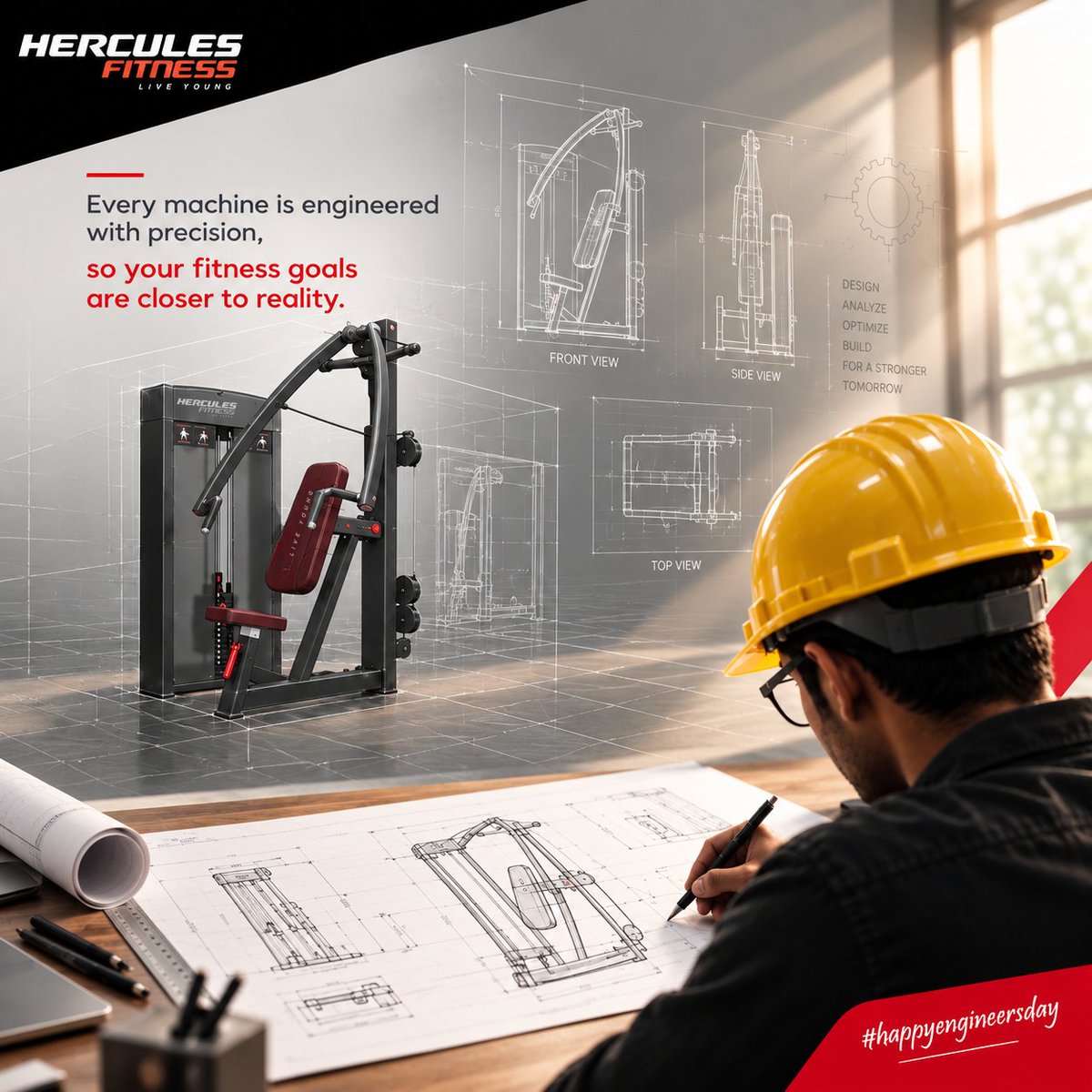 HerculesFitIN's tweet photo. Precision in every detail. Strength in every design. 

Celebrating the engineers who turn ideas into innovation.

Happy Engineers’ Day!

#HerculesFitness #EngineersDay #EngineeringExcellence #FitnessInnovation #StrongerIndiaEveryday https://t.co/hxAcrKeJBp