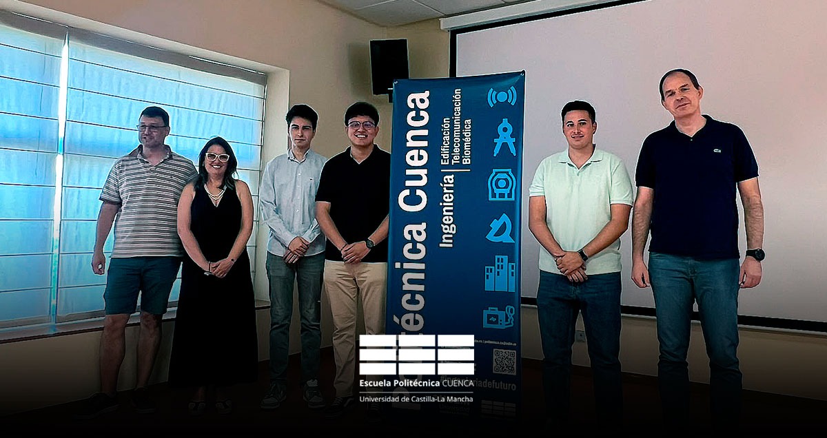 politecnicacu's tweet photo. 🎓 12 TFG, 12 nuevos titulados en Telecomunicación.
IA, ciberseguridad, LoRa, salud, radiofrecuencia, gemelos digitales, radar… 📡
👏 ¡Enhorabuena a todos!
🤝 Gracias a @coitt_aegitt y especialmente al @COITT_CLM por acompañarnos en las defensas.
#EPCuenca #UCLM #GITT #TFG https://t.co/iQebENhzhd