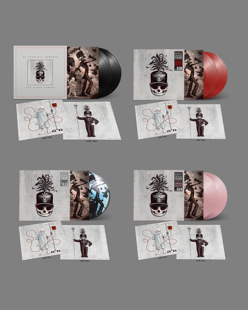 wmj_intl's tweet photo. 【My Chemical Romance】
『The Black Parade』から20年——💣🖤

発売20周年を記念した限定グッズ＆限定カラーアナログLPがワーナーミュージック・ストアにて予約受付中！

詳細はコチラから➡
https://t.co/OIOsesTtrG https://t.co/dzK09kDmqE