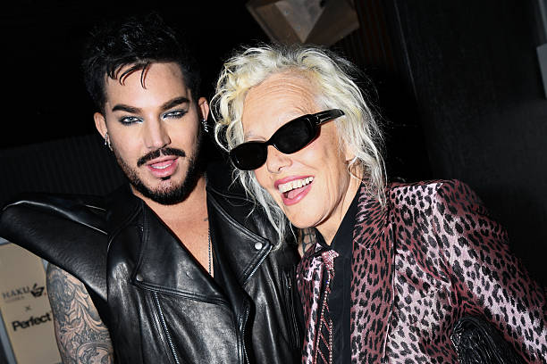 4Gelly's tweet photo. PRO PHOTOS/  Adam Lambert attends a celebration of Rina Sawayama's Perfect Magazine cover and Haku Vodka's "Made To Shine" Global Campaign 😍🖤
Adam with Ellen von Unwerth 
More photos of Adam tonight https://t.co/CLIMAERsil https://t.co/oaGqPfh0zT