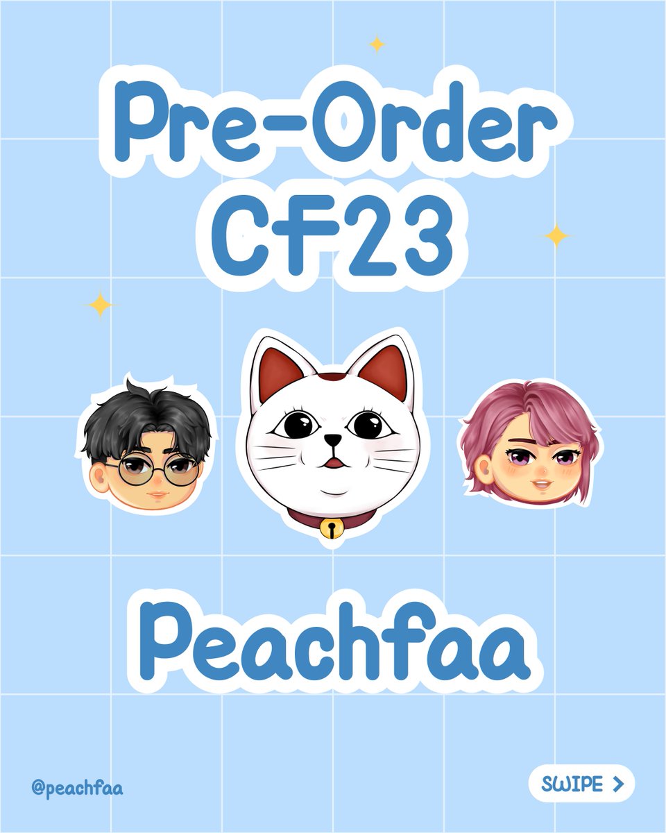 PeachFaa_'s tweet photo. 🍑 Like &amp; RTs are appreciated 🍑
Peachfaa CF23 PO

򄰠Order Period: 15-30 September 2026
📦 Pick-up &amp; Mail Order
📍 Booth TBA (Circle Gurame Terbang) 
📌 Fandom: #Dandadan, #Ghibli, Original, Handmade #crochet
🔗 Form: https://t.co/GyNfAE5lxC

#cf23 #cf23catalogue #cfcatalogue https://t.co/jo0MvBMeGQ