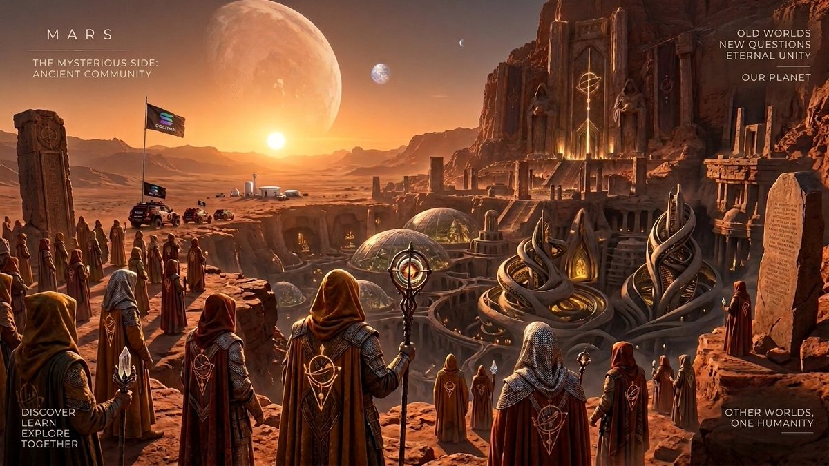 marscoinworld's tweet photo. Other worlds, one humanity. Meet the ancient guardians of the Red Planet. 🌌🔮 

#Mars #Solana $MarsCoin https://t.co/ZEizZhb2Mg