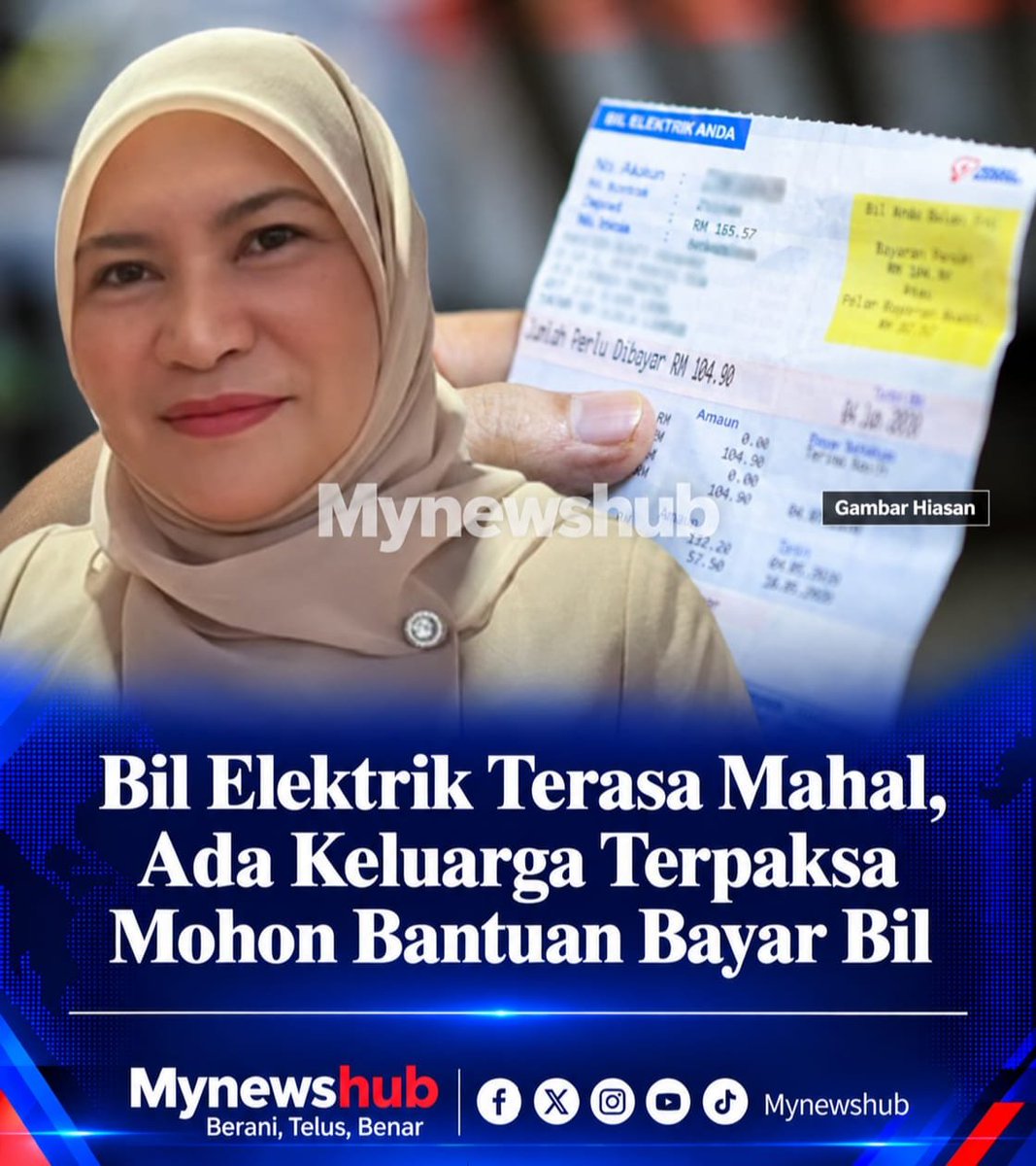 mynewshub's tweet photo. Bil Elektrik Terasa Mahal, Ada Keluarga Terpaksa Mohon Bantuan Bayar Bil

Oleh Mynewshub

BEHRANG - Kenaikan kos bil elektrik kini semakin dirasai rakyat sehingga terdapat keluarga yang terpaksa mendapatkan bantuan bagi menjelaskan bil utiliti berkenaan.

Ahli Dewan Undangan Negeri (ADUN) Behrang, Salina Samsudin berkata, perkara itu bukan sekadar rungutan yang dilihatnya di media sosial, sebaliknya berlaku dalam kalangan penduduk yang datang mendapatkan bantuan di Pusat Khidmat Rakyat.

Menurutnya, hampir setiap bulan terdapat individu yang hadir ke pusat khidmat berkenaan untuk memohon bantuan membayar bil elektrik.

“Memang bil elektrik sekarang terasa mahal. K.Ina bukan dengar daripada media sosial saja, hampir setiap bulan ada yang datang ke Pusat Khidmat Rakyat memohon bantuan untuk membayar bil elektrik.

“Bila sampai bil utiliti asas pun ada keluarga yang terpaksa meminta bantuan, itu tanda beban tersebut memang sedang dirasai,” katanya menerusi hantaran di media sosial.

Salina berkata, beliau memahami terdapat pengiraan, mekanisme serta sebab tertentu di sebalik setiap perubahan berkaitan bil elektrik.

Bagaimanapun, katanya, sebagai wakil rakyat beliau bertanggungjawab menyuarakan keadaan sebenar yang sedang dihadapi masyarakat di peringkat akar umbi.

Justeru, Salina berpandangan suara rakyat berhubung perkara itu perlu dibawa dan diteliti semula memandangkan bekalan elektrik merupakan keperluan asas, bukannya satu kemewahan.

“K.Ina faham ada kiraan, mekanisme dan sebab di sebalik setiap perubahan. Tapi sebagai wakil rakyat, K.Ina juga kena bercakap tentang apa yang berlaku di bawah.

“Suara ini perlu dibawa dan diteliti semula, sebab elektrik bukan kemewahan. Ia keperluan setiap rumah,” katanya.

Dalam hantaran sama, Salina turut mendoakan agar rakyat yang sedang berdepan kesempitan hidup dipermudahkan urusan dan diberikan jalan keluar daripada beban yang dihadapi.

Beliau turut menggunakan tanda pagar #BilNaikTNB dalam hantaran tersebut. - MYNEWSHUB

Sumber Info/Foto: Akaun Media Sosial Salina Samsudin