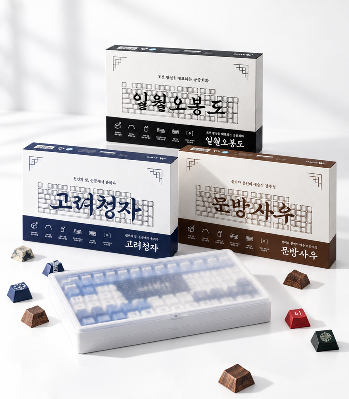 atwo_official's tweet photo. #RT #팔로우 #이벤트
왔다…키캡 바꿀 쿨타임…

한국 감성 찐~��게 담긴 키보드 키캡⌨️
❤일월오봉도/고려청자/문방사우

▶참여 방법
1. 에이투 공식 X 계정 팔로우
2. 본 게시물 RT하면 참여 끝!
(RT 후 인용으로 맘에 드는 키캡 남기면 당첨 확률 UP!)

🗓️9/16~9/30
🎁5분께 타음 키캡 3종 중 1개 https://t.co/XVv1P7AMWP