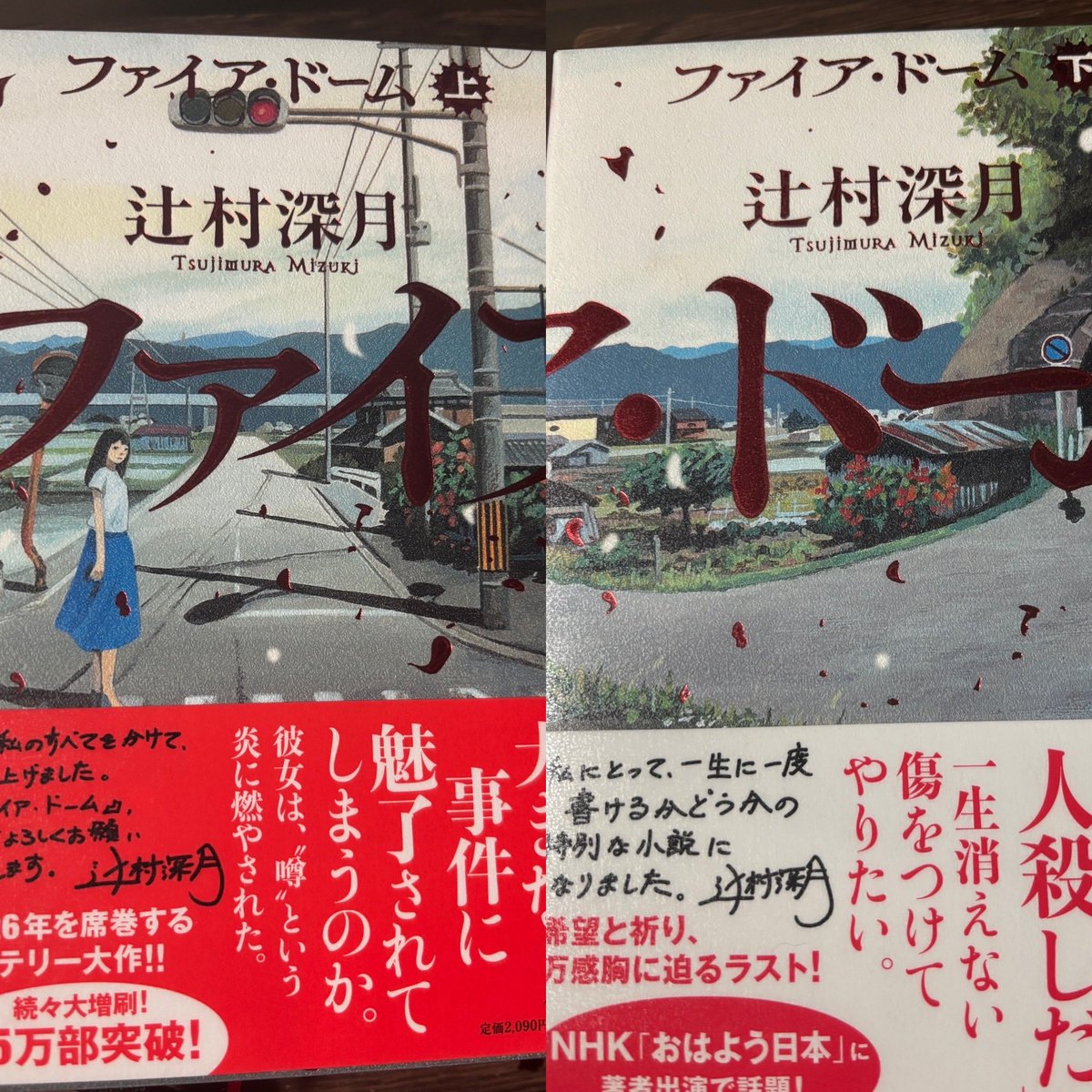 hiroo_book's tweet photo. 「ファイア・ドーム」/辻村深月
上下巻の傑作。２５年前の誘拐殺人と、小学生失踪のつながりを探る、一つの作品なのに、感動と謎解き、そしてミステリ要素が集結している。大きい事件の“噂”は、あらぬ方向に飛び火していく…。2026ベストかもしれない。面白い。
＃読書
＃読了 https://t.co/0lCfSFAX1A