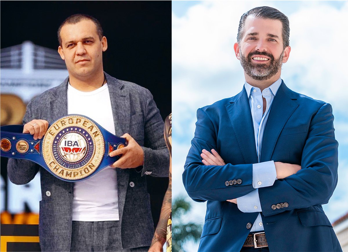 RealJakeBroe's tweet photo. Trump actually believes that everyone in MAGA is dumb enough to believe that a sanctioned Russian oligarch, Umar Kremlev (a guy who barely speaks English), in a short period of time became one of Donald Trump Jr's closest friends based on their shared common interests?

Why would this oligarch want to be friends with Don Jr if not for having influence over and access to President Trump?

Why would Don Jr want to be friends with a Russian oligarch if not for his money?