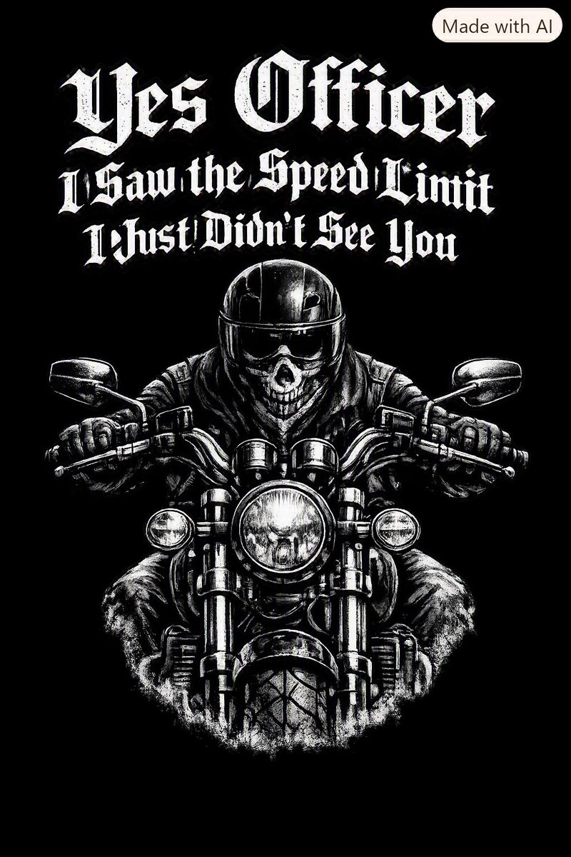 ChrisUnitedK's tweet photo. T-Shirt — “Yes Officer I Saw The Speed Limit I Just Didn’t See You” https://t.co/Pz2LDRmtne #motorcycle #cardiff #northampton #birmingham https://t.co/Eb9JdnqluV