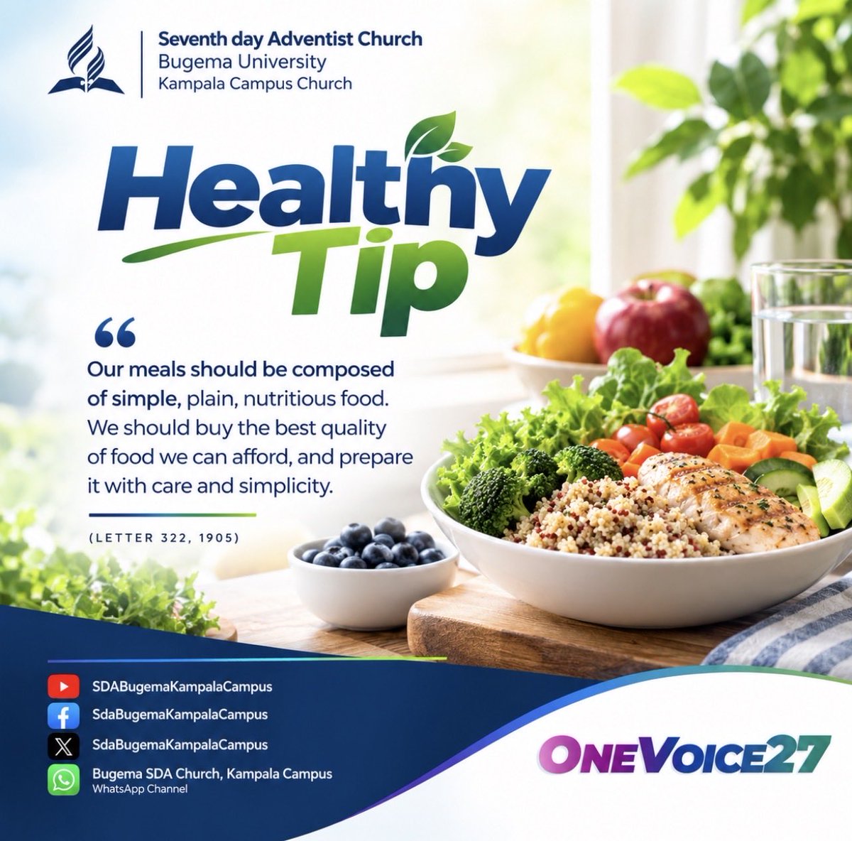 SDABugemaKla's tweet photo. #HealthyTip #OurMeals https://t.co/8ekBKcpiWH