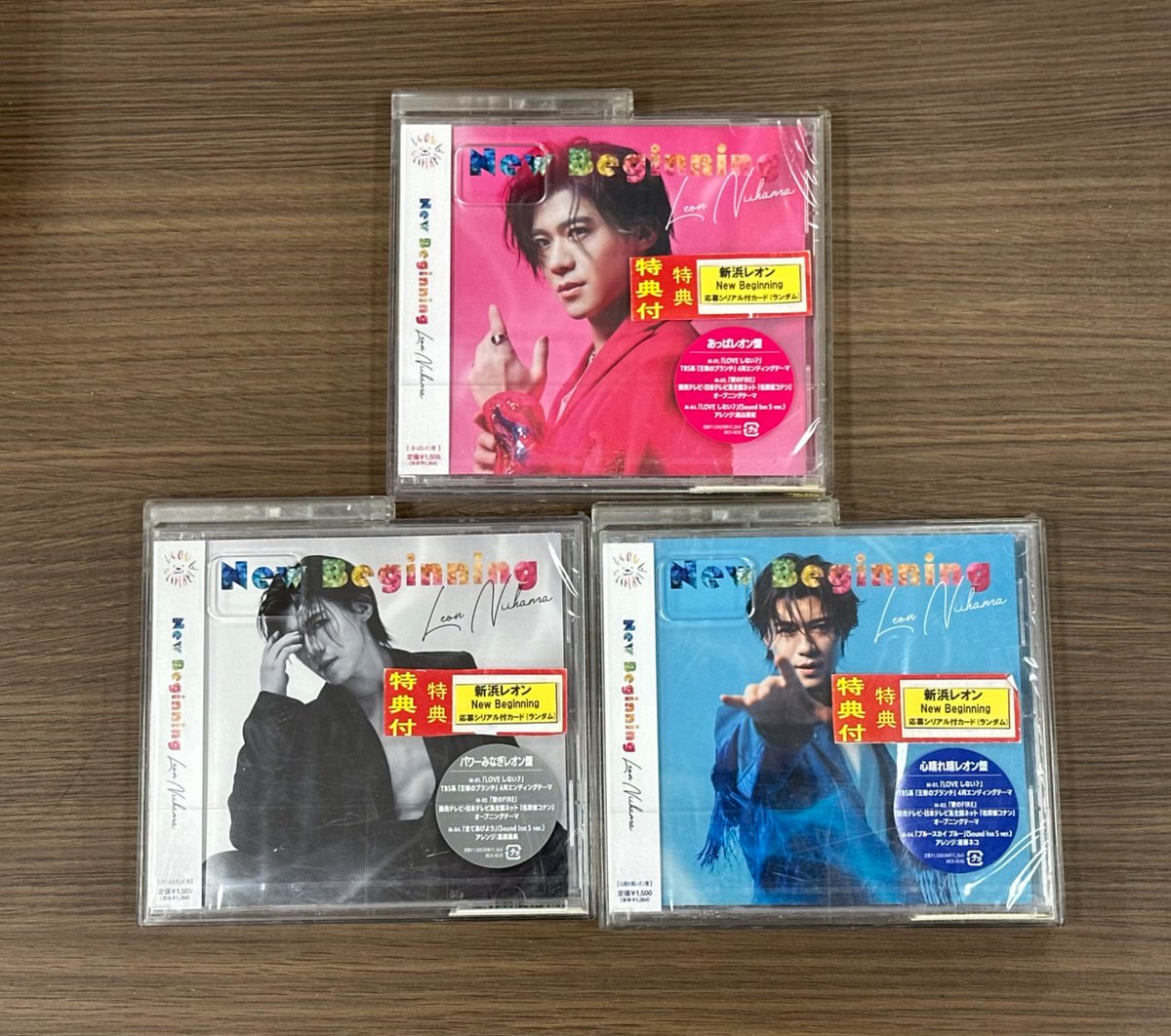 shorinAL2020's tweet photo. 本日入荷しました!~その3~
#演歌 の新作も入荷しましたよー!
#新浜レオン 『#New_Beginning』
Special Edition盤 (3タイプ) を購入の方に
先着でポストカードをプレゼント!
ご希望の方は、お早めの購入をオススメします。
#北山たけし
#藤原浩 https://t.co/GBwpCBMMNq