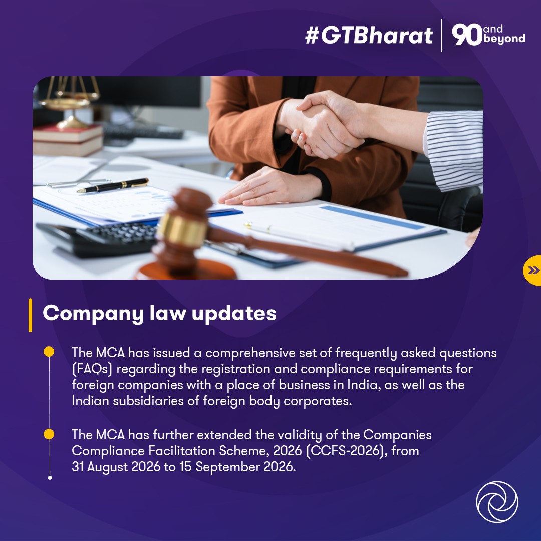 GrantThorntonIN's tweet photo. The August 2026 edition of 'Purple Insights on Corporate Secretarial Laws' decodes key regulatory developments across corporate affairs, securities laws and compliance.

Access here: https://t.co/dgUUQWZ28o

#PurpleInsights #CorporateSecretarial #CorporateLaw #SecuritiesLaw https://t.co/lP5hXXGiHy