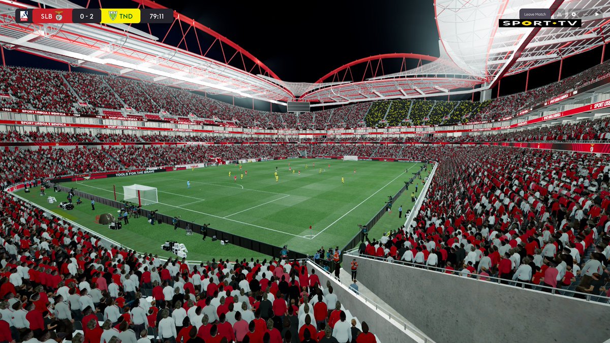 BassyBoy's tweet photo. SL Benfica's Estádio da Luz has received a turf overhaul for #FM26! https://t.co/wfHQafZtwb