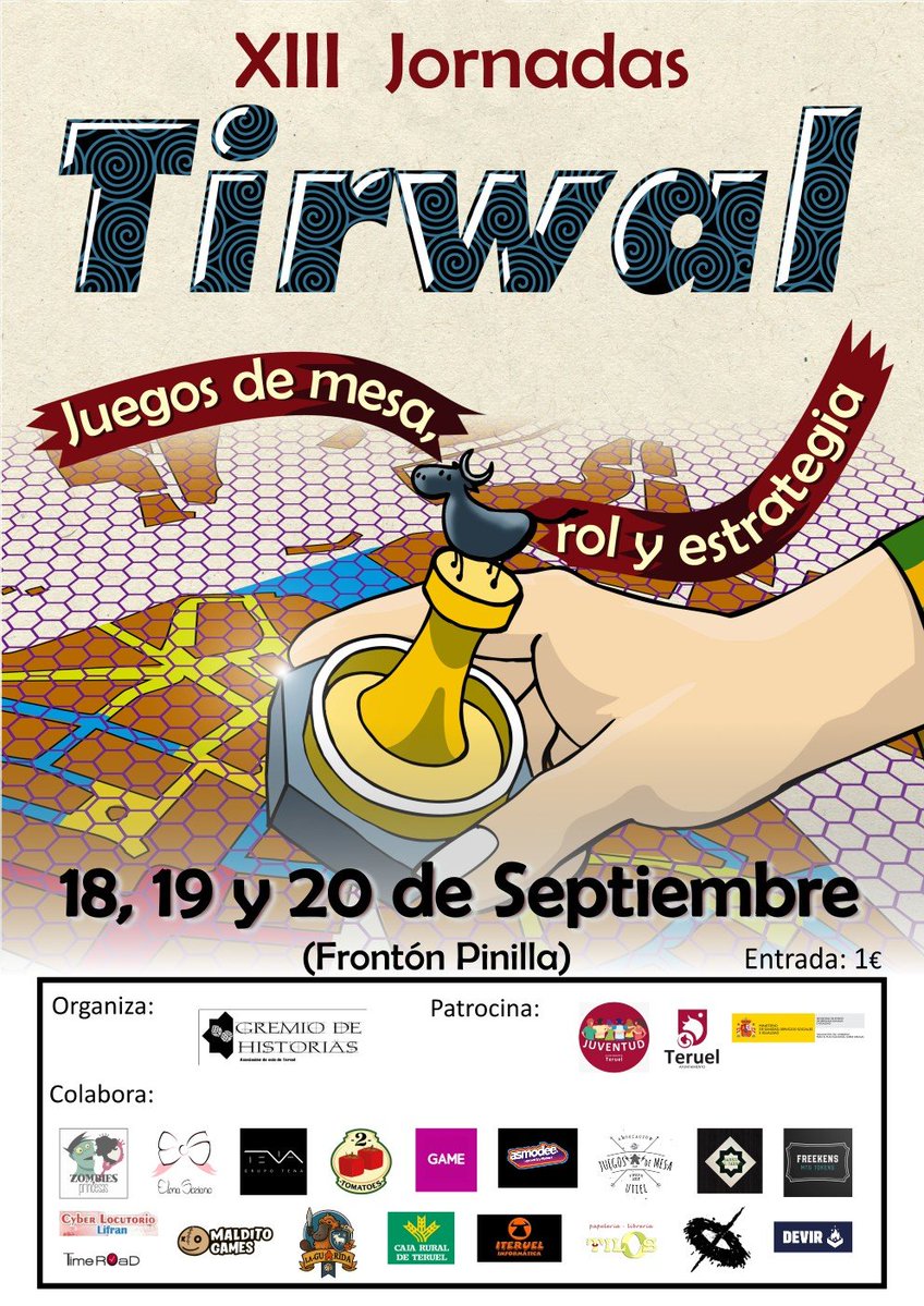 JornadasTIRWAL's tweet photo. ¡Buenos martes, simpatizantes del troquel!

Finalmente os podemos compartir el cartel y el programa de actividades definitivo para las Jornadas Tirwal, que como comentamos, llegan a su 13 edición.

¡Qué poquito queda ya! 🥹 https://t.co/n8WrJ6Xuej