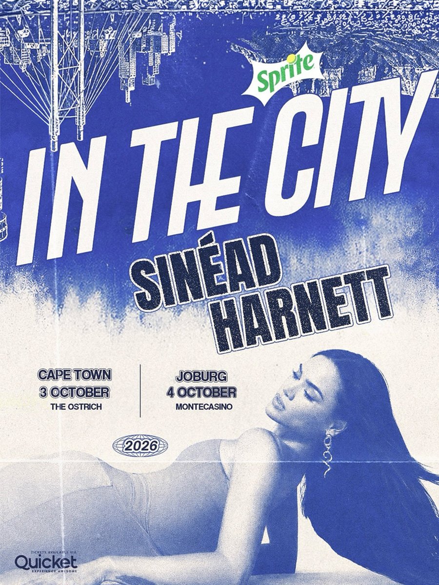 QuicketSA's tweet photo. In The City presents Isaiah Rashad Refreshed by SPRITE.

🎟️ CPT (Ostrich Farm) w/ YoungstaCPT (3rd Oct)
🎟️ JHB (Montecasino) w/ Nasty C &amp; Marcus Harvey (4th Oct)

Feat. Sinead Harnett &amp; https://t.co/6vYoo9AIgH! 

Grab tickets here https://t.co/MLSIWFYRZy
@RockingTheDaisy https://t.co/le5MOnptAD