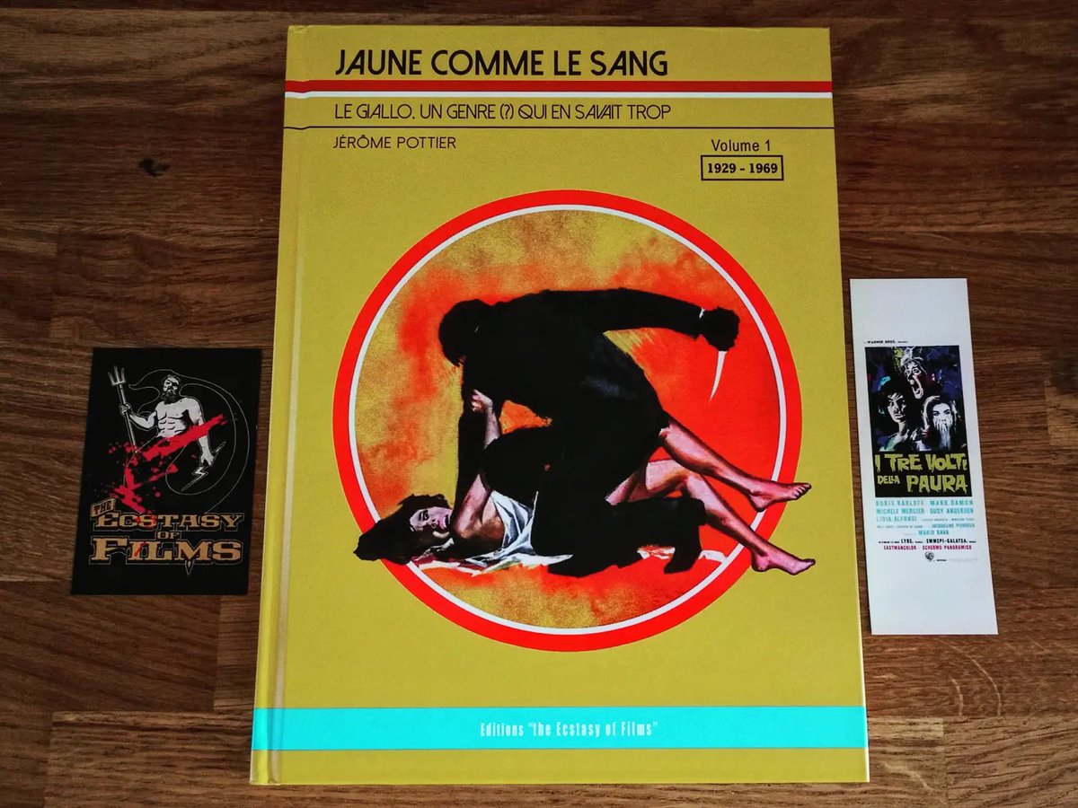ausiouane's tweet photo. Réception du jour.
#JauneCommeLeSang #Giallo #JérômePottier #TheEcstasyOfFilms https://t.co/JglIf8oVni