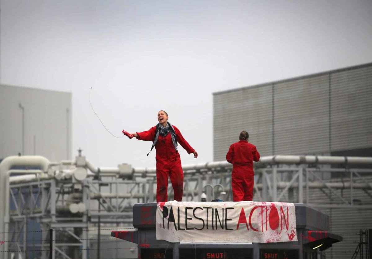 JusticeGap's tweet photo. Palestine Action activists appeal ‘terrorist’ sentences never put to jury: Filton Four launch appeal against being sentenced on the basis of a ‘terrorist connection’ despite never being convicted of a terrorism offence 
https://t.co/MgYB6zH2gA https://t.co/anHTDSr27t
