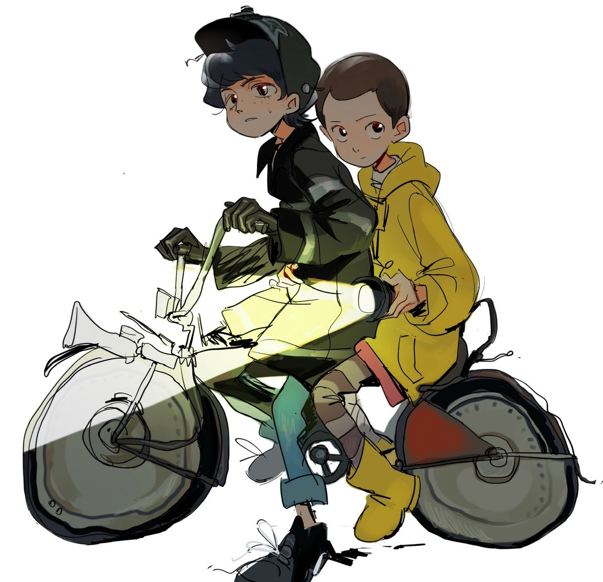 arrcticc_fish's tweet photo. Mileven but as coraline &amp; wybie
#strangerthings https://t.co/FvC6x1TiSL