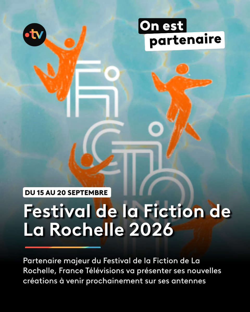Francetele's tweet photo. ✨ 🎥 #FFTV26 | C’est parti pour la 28e édition du @festivalfiction de La Rochelle !

On est ravis d’aller à la rencontre de celles et ceux qui font les fictions et de nos publics.

🗓️  Rendez-vous le 18 septembre pour découvrir nos nouveautés https://t.co/0S9dRAI4Ni