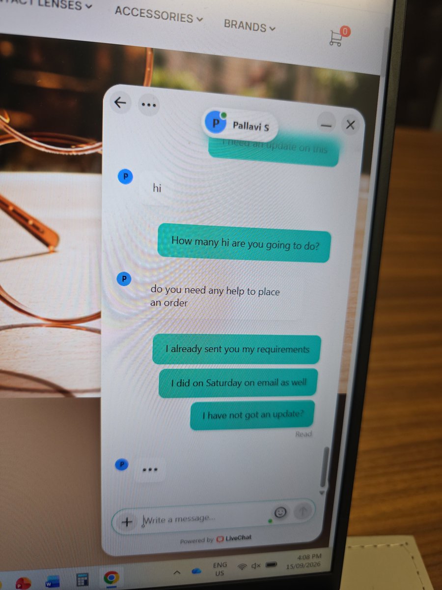 joepaizan's tweet photo. Okay @titaneyeplus is everything okay with your customer service? They seem to be zoned out? https://t.co/Aeaqv3MYxi