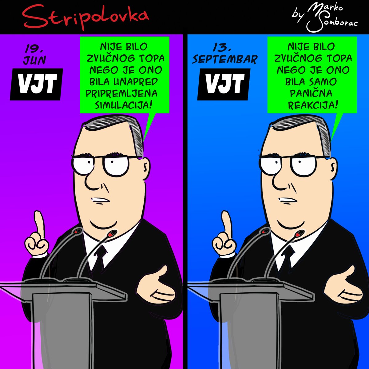 cenzolovka's tweet photo. #Stripolovka: 24 minuta  
✍️Crta i piše: Marko Somborac @somboracmarko https://t.co/pi5XDldHt2