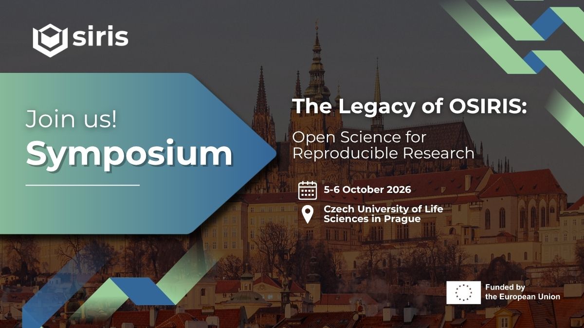 OSIRIS4r's tweet photo. 💬Join the #OSIRIS Symposium to connect with researchers and stakeholders from across the research ecosystem and help reflect on how OSIRIS outcomes can be carried forward beyond the project!
🔗Register: https://t.co/Wc5SIGWDq1
#TrustInScience #Reproducibility #OpenScience https://t.co/sbty6JBUrG