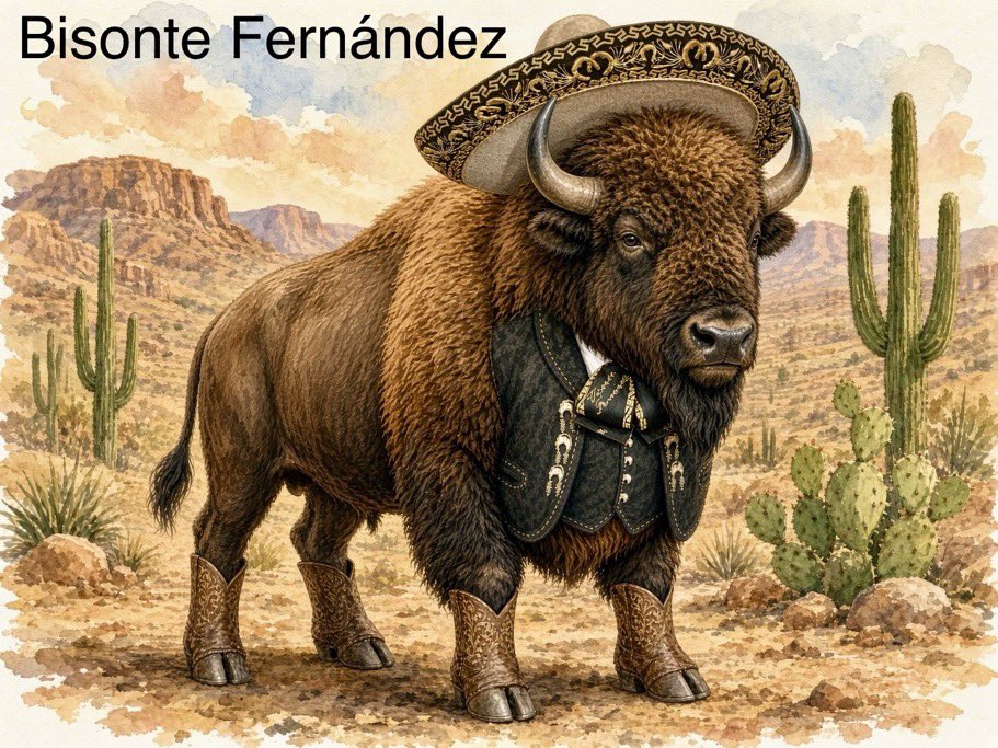 Bisontwting's tweet photo. Bisonte Fox or Bisonte Fernandez ? https://t.co/oNh66lflJy