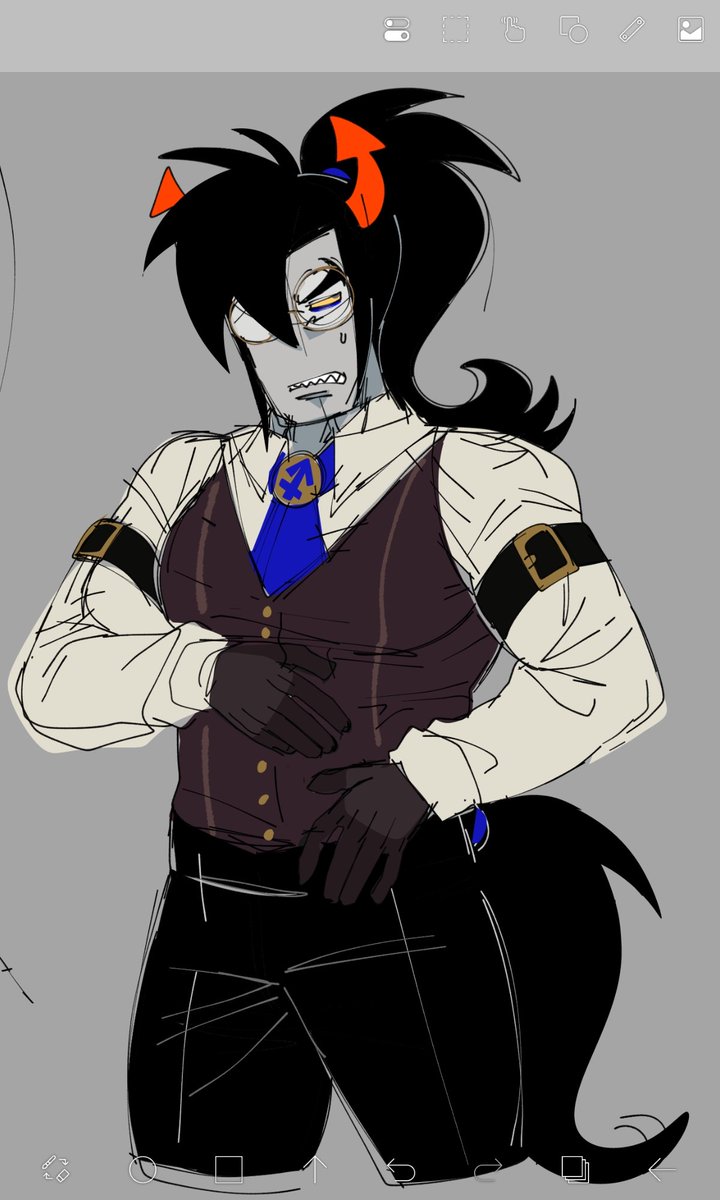 Mangjiaoo_'s tweet photo. Horuss posting...

#homestuck #horusszahhak https://t.co/EoQShHBHLg