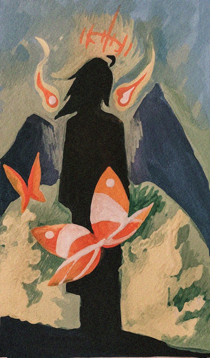 WraithD1's tweet photo. @Larettarz My first work in gouache!!! I Love it so much https://t.co/wzoPYnriM2