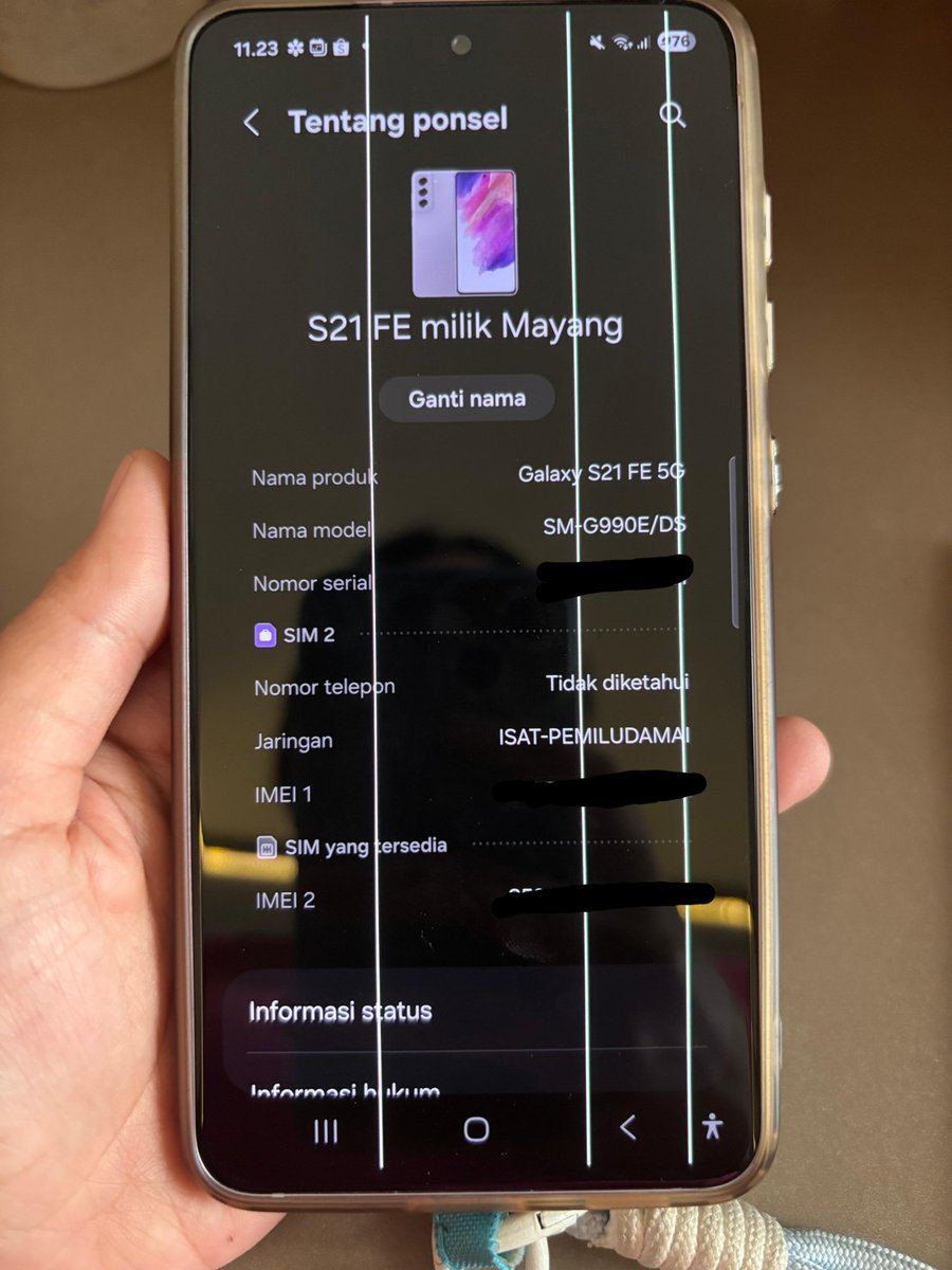 m4y_elf's tweet photo. Dijual Hp samsung S21FE mungkin ada yang minat atau mw bwt penelitian
https://t.co/QHD7GC3yMP

#hpmurah #samsung #hpsamsung #wts #samsunggalaxy https://t.co/FpvOopsPsy