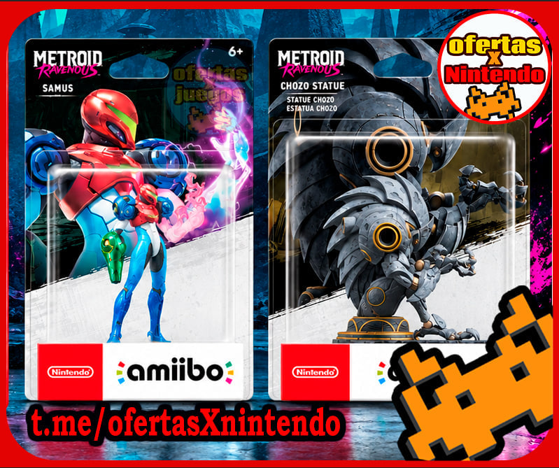 ofertasXjuegos's tweet photo. Amiibos Metroid Ravenous #TodoConsolas
Ya en reserva en TodoConsolas con envío gratis
Amiibo Samus
🔹 https://t.co/zgx2Ok6OyO
Amiibo Chozo
🔹 https://t.co/Hw9faxLqBR https://t.co/fDSWUxeWj0