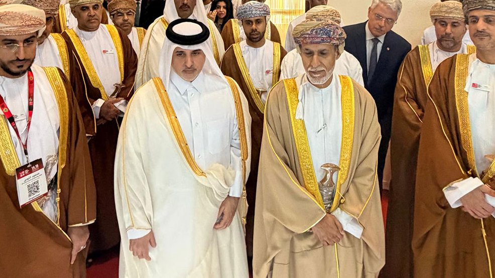 SayfSnqwr's tweet photo. من العاصمة مسقط، شاركت دولة قطر في حفل افتتاح النسخة الثانية من «أسبوع عُمان للمناخ 2026»، والمقام في مركز عُمان للمؤتمرات والمعارض خلال الفترة من 14 إلى 16 سبتمبر الجاري  مشاركة تؤكد حرص قطر على الحضور في المحا��ل المعنية بقضايا المناخ والعمل البيئي. https://t.co/89rszNqalt