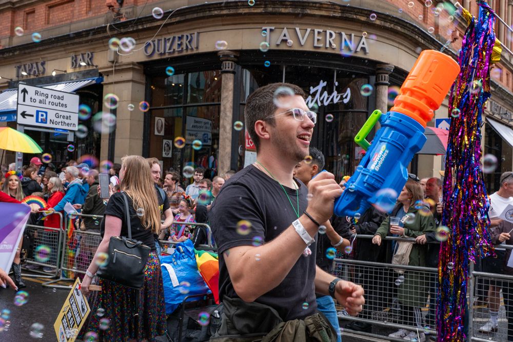 GCVA_Mcr's tweet photo. More images from Manchester Pride Parade 2026, August bank holiday weekend, all rain, no sun, but plenty of shine! 📷 🌈 🌟 

#manchesterpride #prideparade @manchesterhkcc https://t.co/LDdy4ufXUz